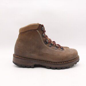 Vintage Limmer Boots Men’s Size 7 Wide Leather Hiking Boots Vibram Germany Trail